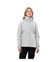 Jack Wolfskin 1111202_6709 Stormy Point 2L JKT W Cool Grey Kadın Outdoor Ceket (Gri)