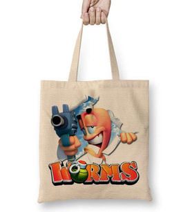 Worms Bez Çanta Uzun Saplı