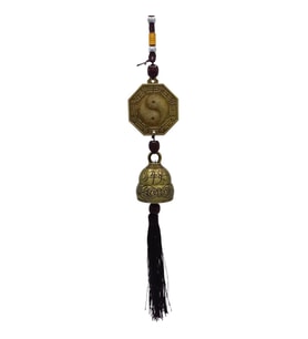 Çin Feng Shui Şans ve Bereket Metal Bagua Çan 40 cm (Karışık)