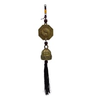 Çin Feng Shui Şans ve Bereket Metal Bagua Çan 40 cm (Karışık)