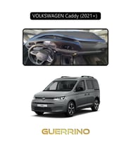 VOLKSWAGEN Caddy (2021+) TORPİDO KORUMA HALISI SİYAH KENAR