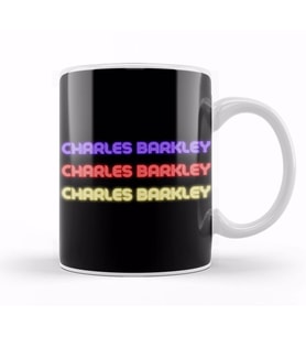 Charles Barkley   Basketball gifts Vintage Retro Rainbow Quotes For BOYS AND Dad Kupa Bardak Porselen