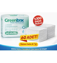 Greenbox Yetişkin Yatak Koruyucu Alt Açma Örtü 60x90 CM Adet 60 Adet
