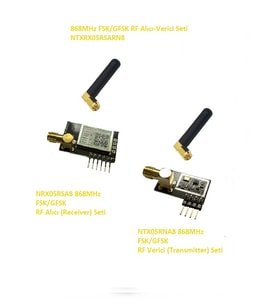 868MHz FSK/GFSK RF Alıcı Verici Seti (NTXRX05RSARN8)