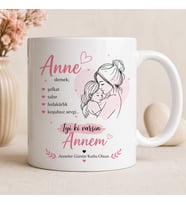 ANNELER GÜNÜ HEDİYESİ (PREMİUM BASKILI KUPA BARDAK)