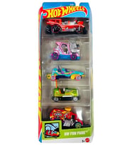 Hot Wheels Beşli Araba Seti Hw Fun Park JBJ88