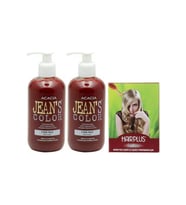 Jeans Color Saç Boyası Biber Kızılı 250 Ml 2adet Ve Hairplus Saç Açıcı
