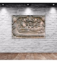 BK Home Duvar Oyma Tasarımlı Kanvas Tablo 50x70cm-5