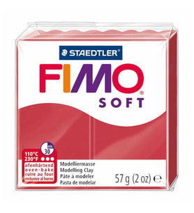 FİMO MODELLEME KİL HAMURU 56 GR VİŞNE KIRMIZI