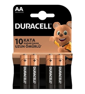 Duracell Alkalin Kalem Pil (AA) 4 LÜ Kartela