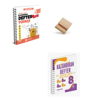 Çanta 8. Sınıf 2027 LGS Türkçe ve İnkılap Kazandıran Defter + Telefon Standı