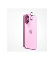iPhone 16 / 16 Plus kamera lens koruyucu (Açık Pembe)
