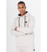 Maraton Regular Erkek Kapüşonlu Gümüş Gri Sweatshirt