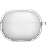 Xiaomi Redmi Buds 3 Lite ile Uyumlu Şeffaf Silikon Kılıf Tam Koruma Kancalı Anahtarlık Redmi Buds 3 Lite ile Uyumlu Şeffaf Silikon Kılıf