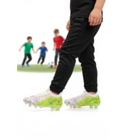 Playup Beyaz Yeşil Bilekten Çoraplı Erkek Çocuk Krampon FK-252-153 F