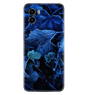 Vivo Y15S Y32 Y33S Y51 Y53S Kılıf Desemli Silikon Blue Foid 1628