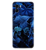 Vivo Y15S Y32 Y33S Y51 Y53S Kılıf Desemli Silikon Blue Foid 1628