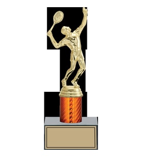 ODAK KUPA - Figürlü Kupalar - Tenis Erkek Figürlü Kupalar FG-003 B - 24 cm
