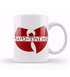 Wu Tang Clan Wu Tang Clan Llogo Wutang Clan Vintage 9Os Vintage Style Kupa Bardak Porselen