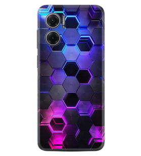 Xiaomi Redmi Note 11E Kılıf Resimli Desenli Silikon Platinium Series Petekler 1889