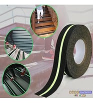 Fosforlu Kaydırmaz Bant 50mmx25mt Yeşil Fosforlu Merdiven Bandı 50mm Fotolümenli
