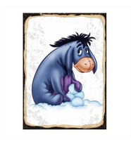 Winnie The Pooh Eşek Tasarım Ahşap Tablo