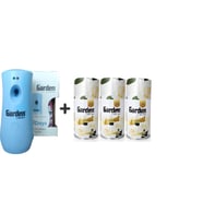 Garden Oda Kokusu Hava Temizleyici Otomatik Makine+ Beyaz Çiçek Kır Bahçesi Oda Spreyi 260 Ml X 3 Adet Beyaz Çiçek