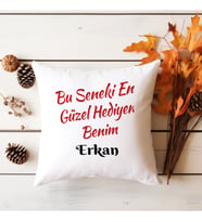 Bu Seneki En Güzel Hediyen Benim İsimli Yılbaşı Yastığı