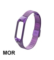Lüx Xiaomi Mi Band 3 Akıllı Saat Çelik Toka Kayış Kordon-(5775)