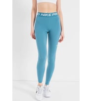 Nike Pro 365 Dri Fit Training Mid Rise Full Length Tight Fit Toparlayıcı Tayt Açık Mavi