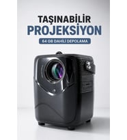 Taşınabilir Projeksiyon 64 Gb Dahili Depolama