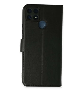 Realme C25 Kılıf Trend S Plus Kapaklı Kılıf - Siyah