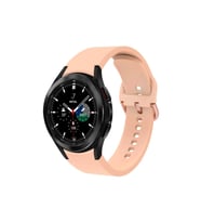 Samsung Galaxy Watch 4 44mm Uyumlu Kordon Silikon Spor Görünümlü Esnek Yumuşak KRD-50 Kayış