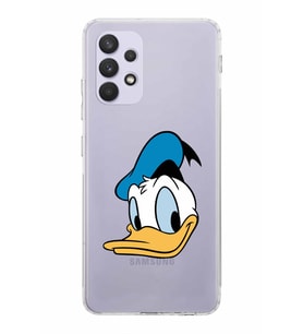Samsung Galaxy A23  Kamera Korumalı  Kapak Donald Duck Tasarımlı  Şeffaf Kılıf