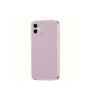 Apple iPhone 12 Uyumlu Kılıf Zore Bark Kapak (Lila)