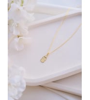 Kişiye Özel Minimal Biberon Kolye 925K Gümüş (Gold)