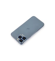 Apple iPhone 11 Pro Max Metal Kamera Lens Koruma Cam - Mavi
