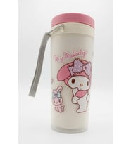 Sanrio My Melody Desenli Sızdırmaz Kapaklı Plastik Su Şişesi 350 ML