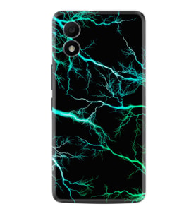 TCL 303 Kılıf Silikon Desen Özel Seri Green Thunder 1693