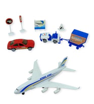 Havaalanı Seti Metal Arabalı - 89730 - Arabalı Set