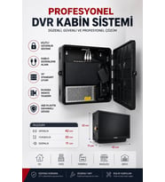 FURY DVR NVR Kamera Kayıt Cihazı ABS Kabini 42x32x11 cm ABS Plastik Duvar Tipi Güvenlik Kabini