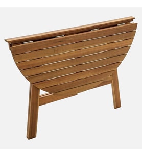 Ahşap Yarım Balkon Masası