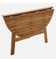 Ahşap Yarım Balkon Masası