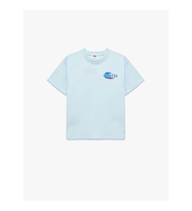 Koton Baskılı Mavi Erkek Çocuk T-Shirt 6SKB10073TK
