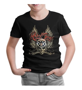 Motosiklet - Rebel Siyah Çocuk Tshirt