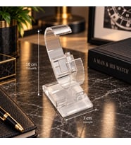 Saat Standı 50'li – Tekli Plastik Saat Yerleştirme Standı 7x10 cm