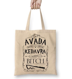 Harry Potter Avada Kedavra Bez Çanta Uzun Saplı