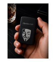 İsime Kişiye Özel V for Vendetta Temalı Benzinli Çakmak Premium Hediye Dolu Gönderim