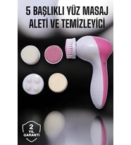 5 Fonksiyonlu Kablosuz Yüz Temizleme Cihazı İle Derinlemesine Cilt Bakımı