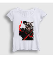 Presmono Kadın Beyaz Zoro Anime One Piece T-Shirt 136232tt